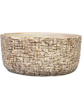 Кашпо Maxim bowl shiny sand Кашпо Maxim bowl shiny sand