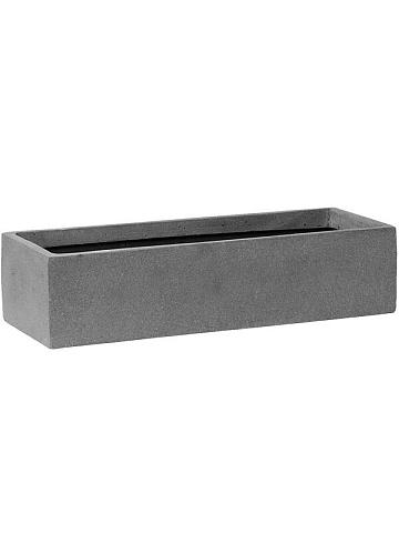 Кашпо Fiberstone balcony slim low l40 grey Кашпо Fiberstone balcony slim low l40 grey
