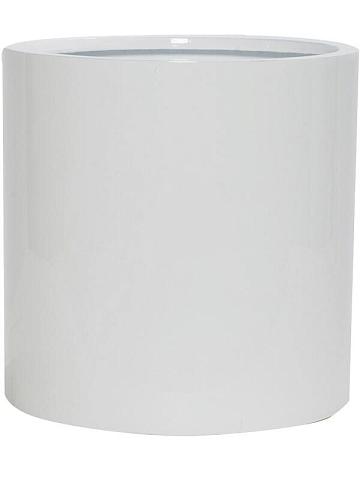 Кашпо Fiberstone puk l glossy white Кашпо Fiberstone puk l glossy white