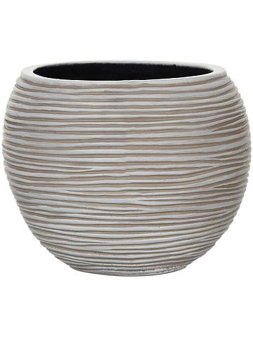 Кашпо Capi nature rib vase ball ivory Кашпо Capi nature rib vase ball ivory