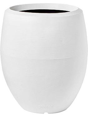 Кашпо Capi arc granite vase elegant deluxe white Кашпо Capi arc granite vase elegant deluxe white