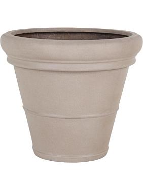 Кашпо Heritage bucket low classic m, taupe