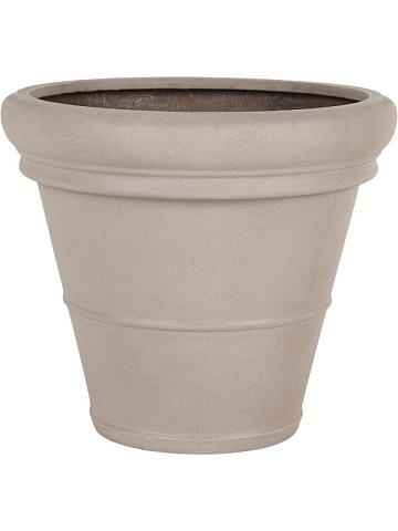 Кашпо Heritage bucket low classic m, taupe
