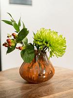 Ваза Meja pot splashed orange D9 H9 см Ваза Meja pot splashed orange D9 H9 см