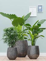 Кашпо Baq opus hit darcy silver (с техническим горшком) D38 H42 см