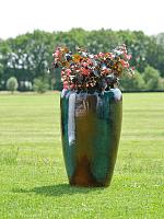 Кашпо Mystic partner metal ocean D55 H89 см