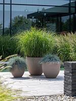 Кашпо Fiberstone jesslyn m, taupe D60 H52 см