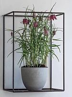 Кашпо Refined coral m clouded grey D25 H21 см