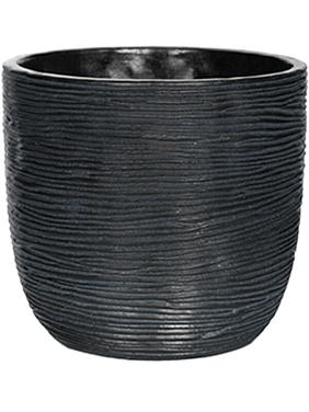 Кашпо Capi nature rib planter ball black Кашпо Capi nature rib planter ball black