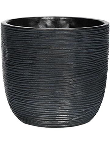 Кашпо Capi nature rib planter ball black Кашпо Capi nature rib planter ball black
