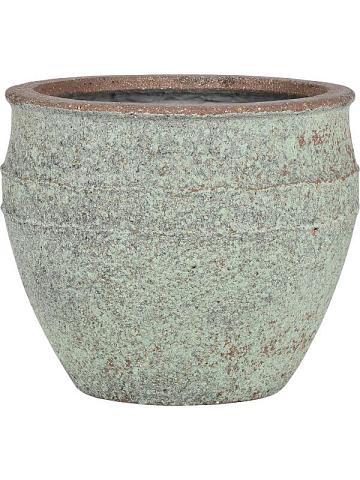 Кашпо Mediterranean athena l, rustic green