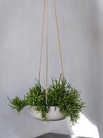 Кашпо подвесное Rough eileen (hanging) s grey washed D24 H9 см