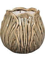 Кашпо Flora pot powder taupe D31 H24 см Кашпо Flora pot powder taupe D31 H24 см