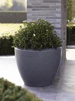 Кашпо Capi arc granite planter ball anthracite D60 H48 см