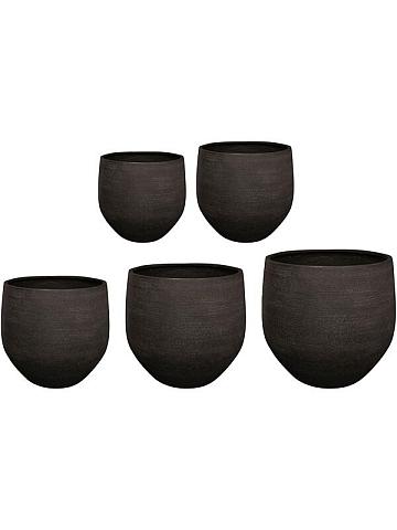 Кашпо Ciana pot black (набор 5 шт)
