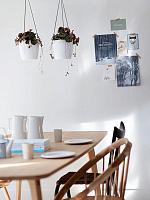 Кашпо подвесное Brussels® hanging basket white D22 H18 см