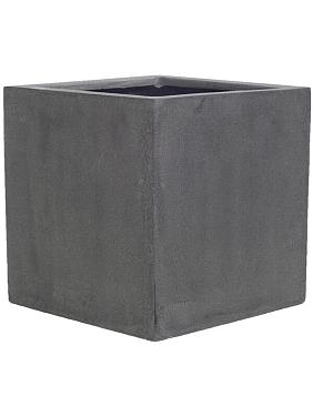 Кашпо Fiberstone block s grey Кашпо Fiberstone block s grey