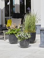 Кашпо Artstone bola pot black D17 H15 см