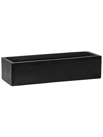 Кашпо Fiberstone balcony slim low xs black Кашпо Fiberstone balcony slim low xs black