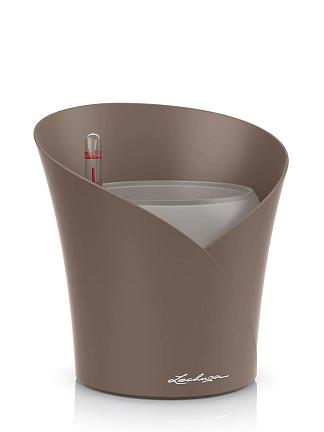 Кашпо Lechuza Orchidea (серо-коричневый)
