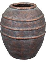 Ваза Kris pot tall copper grey D21 H23 см