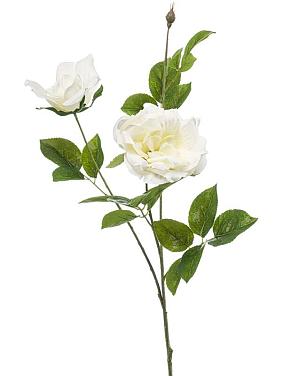Роза Мона Лиза белая искусственная Роза Мона Лиза белая искусственная