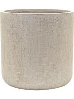 Кашпо Baq raindrop cylinder beige D42 H41 см