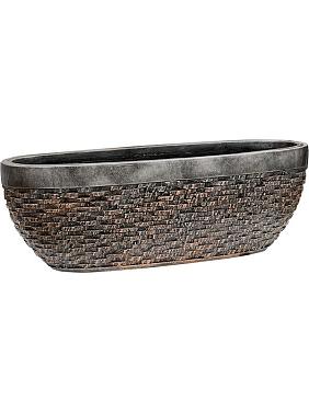 Кашпо Baq luxe lite universe layer oval bronze Кашпо Baq luxe lite universe layer oval bronze