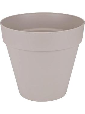 Кашпо Loft urban round with wheels warm grey