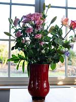 Ваза Nolan pot tall red D14 H18 см