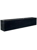 Кашпо Fiberstone jort middle high black L200 W30 H42 см