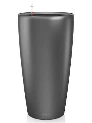 Кашпо Lechuza Rondo (антрацитовый металлик)