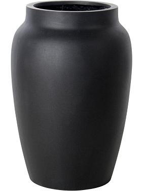 Кашпо Natural hera l, black