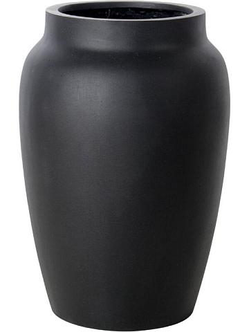 Кашпо Natural hera l, black