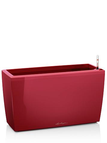 Кашпо Lechuza Cararo красный лакированный