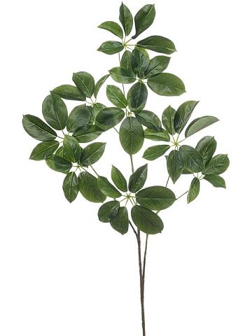 Ветка Шеффлеры темно-зеленая искусственная Ветка Шеффлеры темно-зеленая искусственная