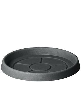 Поддон TeraPlast Round Saucer 37 антрацитовый (Италия)