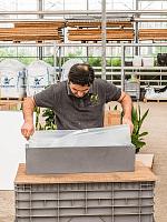 Вставка силиконовая прямоугольная L80 W20 H20 см