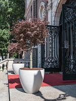 Кашпо Refined jesslyn l natural white D70 H61 см