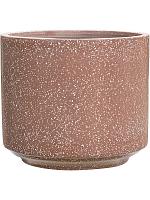 Кашпо Baq terrazzo cylinder mocha D43 H38 см