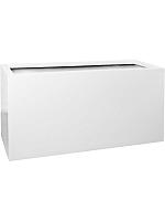 Кашпо Fiberstone jumbo jort l glossy white L120 W45 H60 см