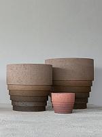 Кашпо Cinnamon orchidpot black brown D16 H14 см Кашпо Cinnamon orchidpot black brown D16 H14 см
