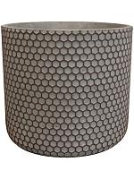 Кашпо Bernt pot shiny black D17 H14 см