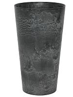 Кашпо Artstone claire vase black D37 H70 см