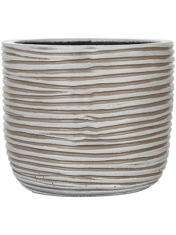 Кашпо Capi nature rib planter ball ivory Кашпо Capi nature rib planter ball ivory