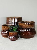 Кашпо Tidal orchidpot earth D15 H13 см Кашпо Tidal orchidpot earth D15 H13 см