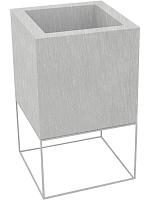 Кашпо Vela basic cube L40 W40 H70 см