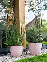 Кашпо Artstone bola pot soft pink D23 H20 см