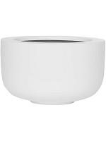Кашпо Fiberstone sunny m matt white D33 H20 см