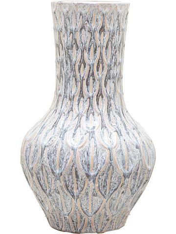 Ваза Inga boa vase neck grey active glaze